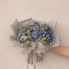 Blue baby breath flowers with chamomile bouquet by SweetLife & Co Penang Florist