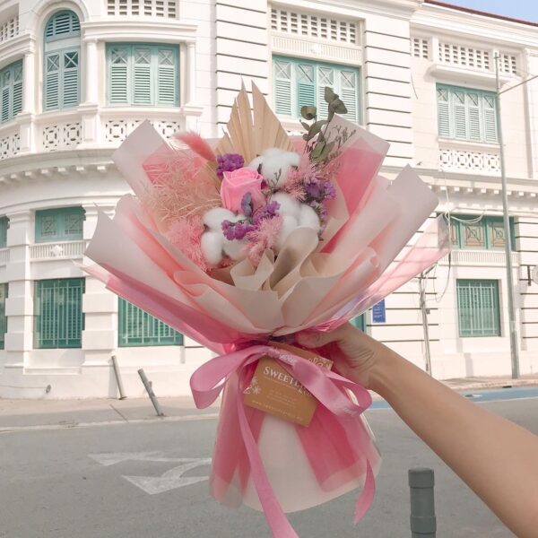 EVE Preserved Flower Bouquet. Preserved flower Penang. Flower delivery Penang. Penang florist.