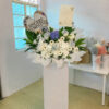 OCEAN Condolence Flower Stand in Box Style by SweetLife & Co Penang Florist Malaysia