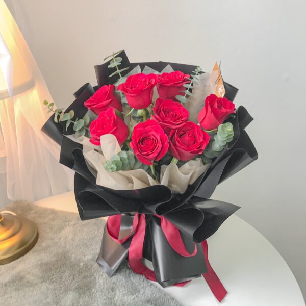 ROZANNE Red Rose Bouquet - SweetLife & Co Penang Florist Malaysia