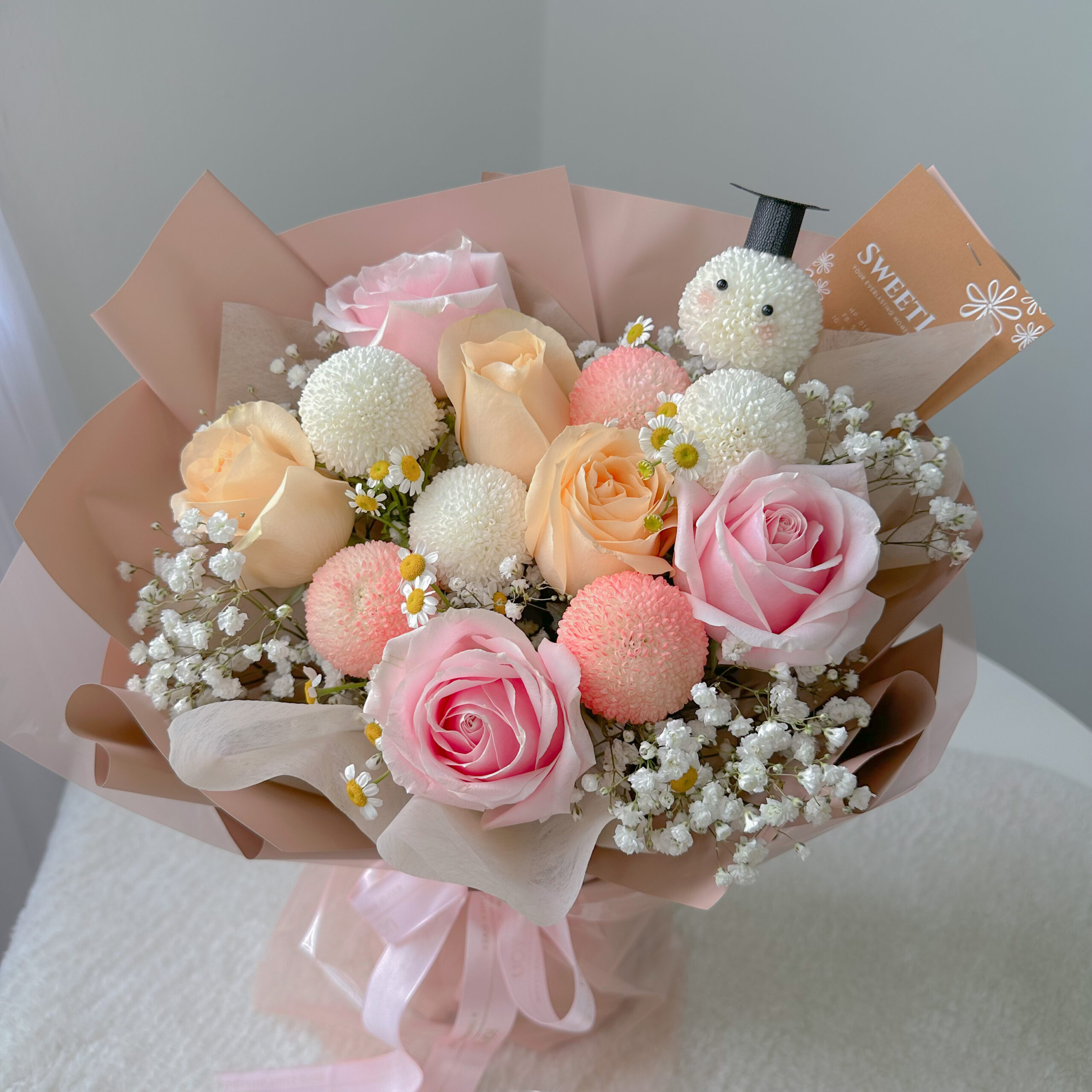 SOPHIE Graduation Flower Bouquet Penang Florist SweetLife & Co.