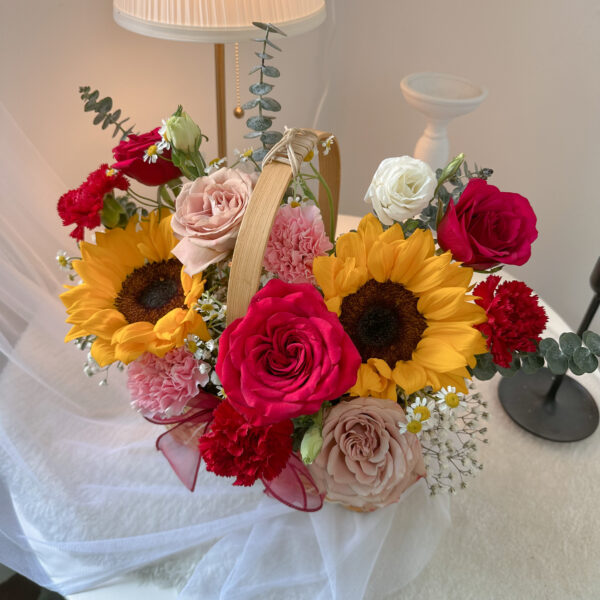 ROSHNI Flower Basket by SweetLife & Co Penang Florist