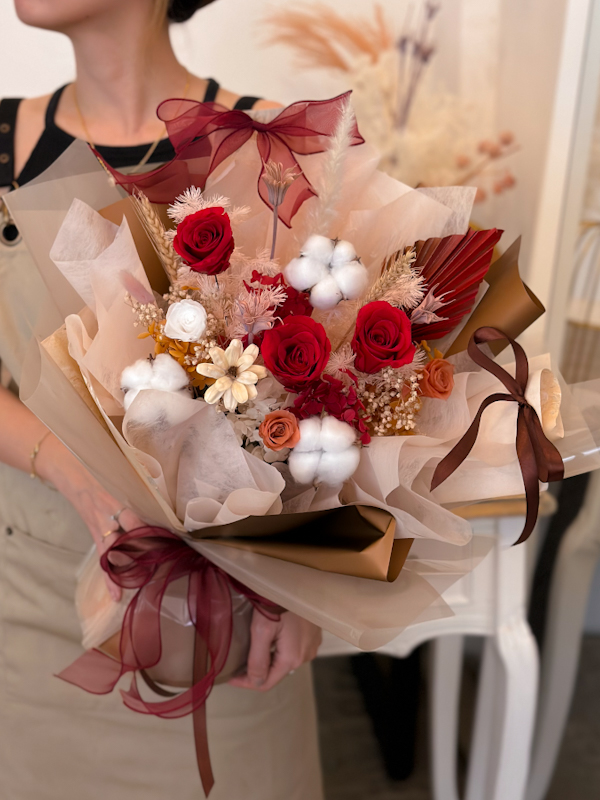 BERYL Preserved Flower Bouquet by SweetLife & Co Florist Penang