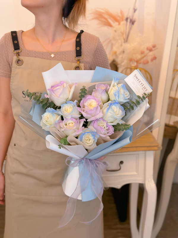 PASTEL Rose Bouquet by SweetLife & Co Florist Penang