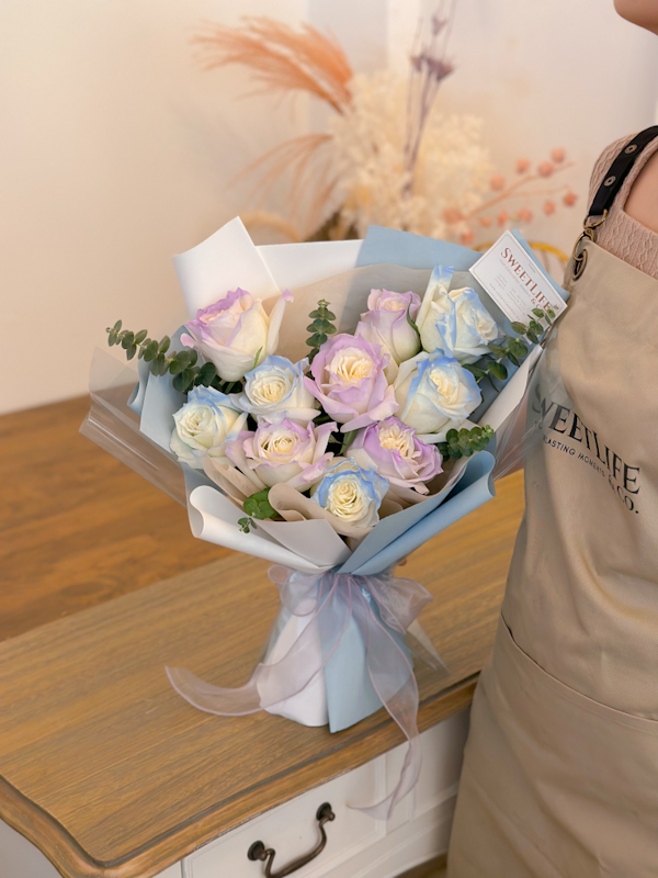 PASTEL Rose Bouquet by SweetLife & Co Florist Penang