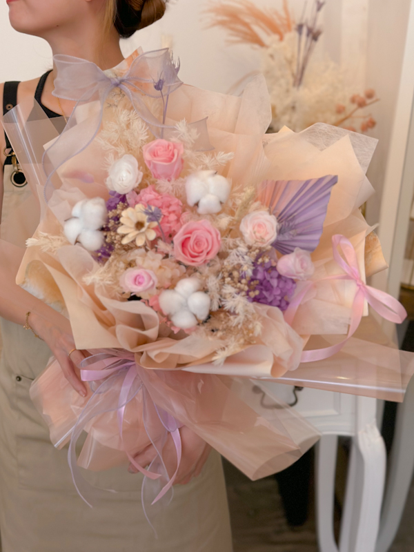 PEARL Preserved Flower Bouquet by SweetLife & Co Florist Penang