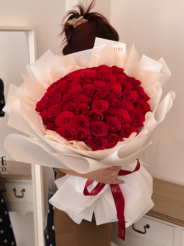 GRENA 50 Roses Bouquet by SweetLife & Co. Florist Penang