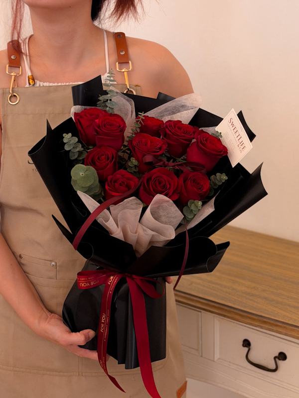 JO Red Roses Bouquet by SweetLife & Co. Florist Penang