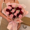 ELLEN Red & Pink Rose Bouquet L by SweetLife & Co. Florist Penang