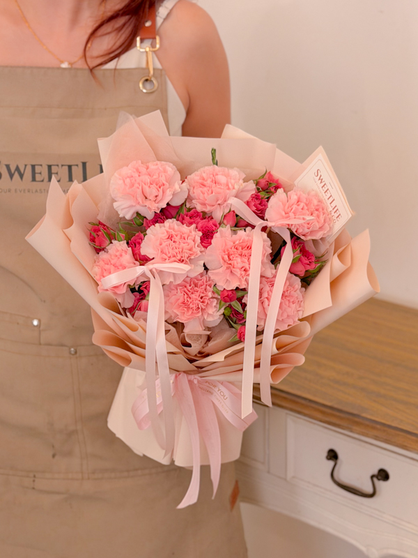 VERA Carnation Bouquet by SweetLife & Co. Florist Penang