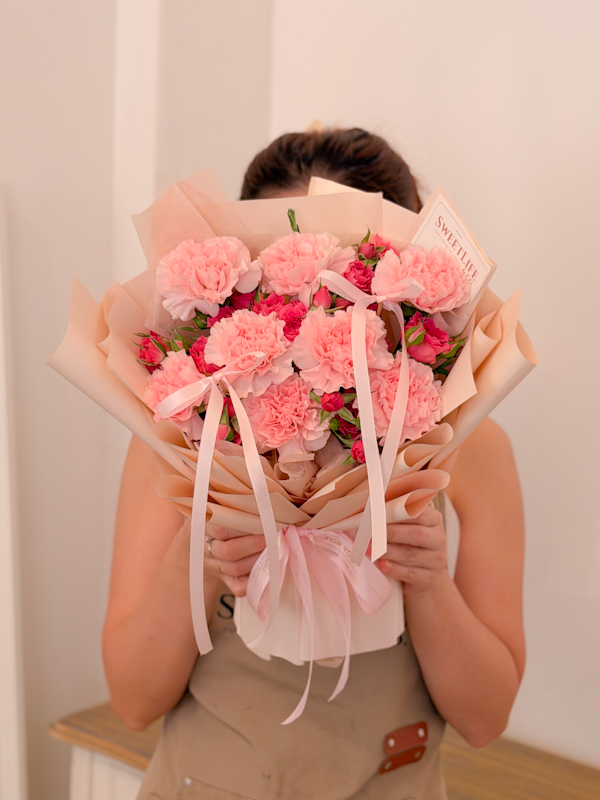 VERA Carnation Bouquet by SweetLife & Co. Florist Penang