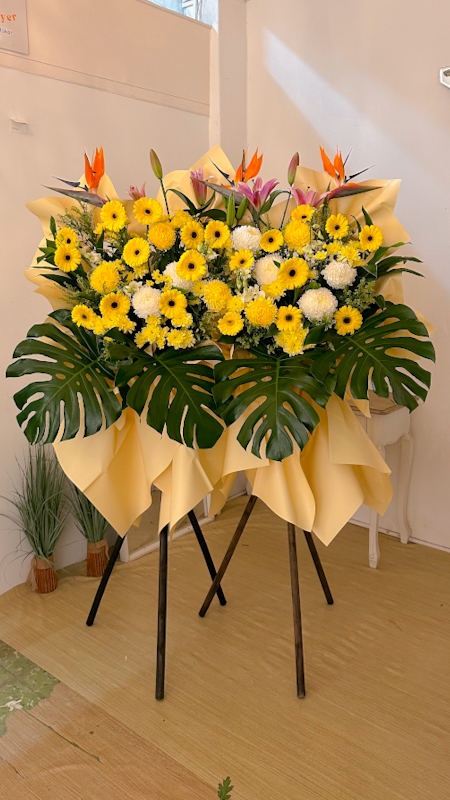 CANARY Condolence Flower Stand by SweetLife & Co. Florist Penang