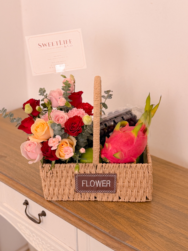 LOVE Get Well Soon Fruits Basket by SweetLife & Co. Florist Penang