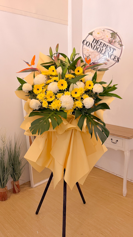 ALWAYS Condolence Flower Stand by SweetLife & Co. Florist Penang