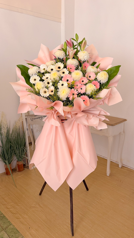 GRATITUDE Condolence Flower Stand by SweetLife & Co. Florist Penang