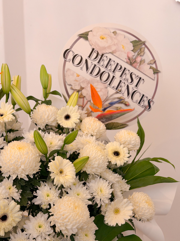 REMEMBER Condolence Flower Stand by SweetLife & Co. Florist Penang