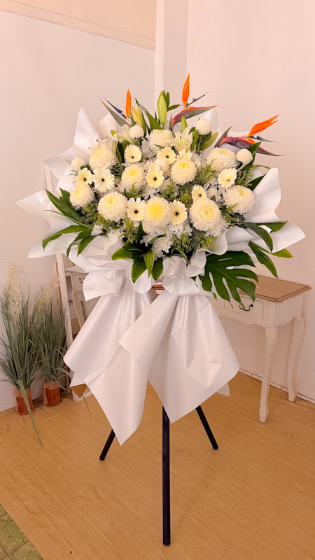 WORTHY Condolence Flower Stand by SweetLife & Co. Florist Penang
